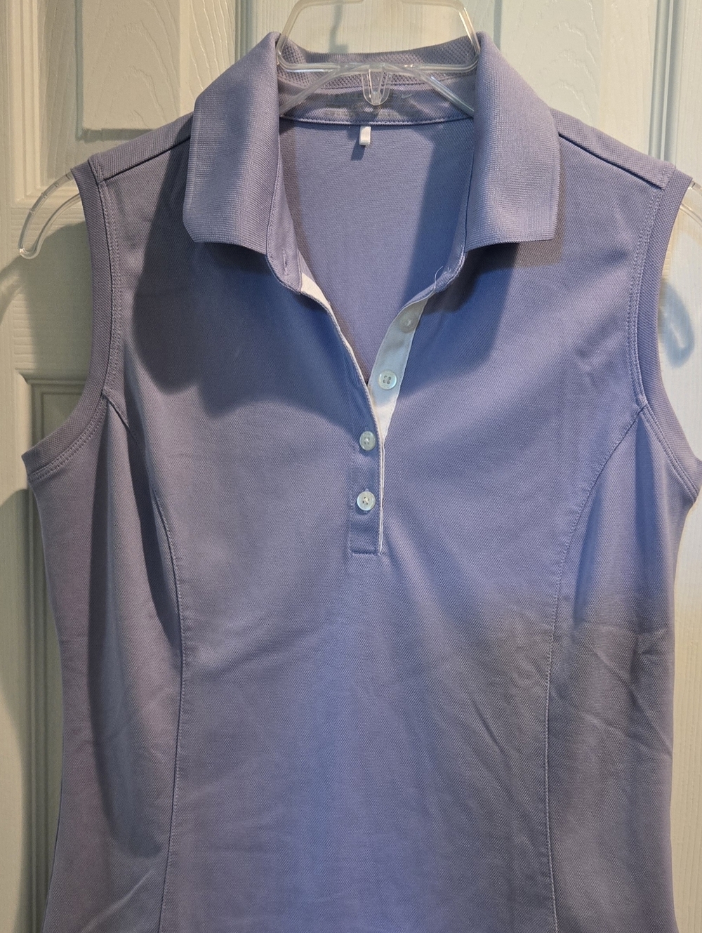 Nike Sleeveless Fit Dry Golf Top in Lavender